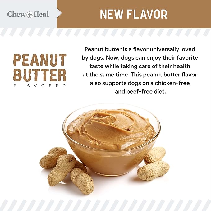 Omega for Dogs - 180 Delicious Soft Chews - Salmon Oil Treats for Skin and Coat, Itch Relief - Fish Oil Blend of Essential Fatty Acids, Omega 3, 6, and 9, and Vitamins - Peanut Butter Flavor-Mewly Pet