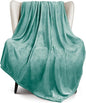 Exclusivo Mezcla Extra Large Fleece Throw Blanket for Couch, Sofa, 300GSM Super Soft and Warm Blankets, Celadon Throw All Season Use, Cozy, Plush, Lightweight, 50x70 Inches