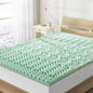 Mellow 1.5 Inch 5-Zone Memory Foam Mattress Topper, Calming Aloe Infusion, Dorm Essentials, Twin XL
