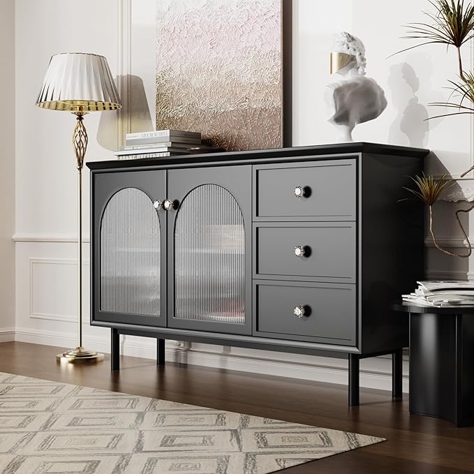 Tomorotec 12-Pack 40mm White Crystal Glass Cabinet Drawer Pull with Gold Base for Modern & Classic Styles, Easy-to-Install Elegant Home Decor Upgrade with Durable Hardware for Vanity, Wardrobe, Desk