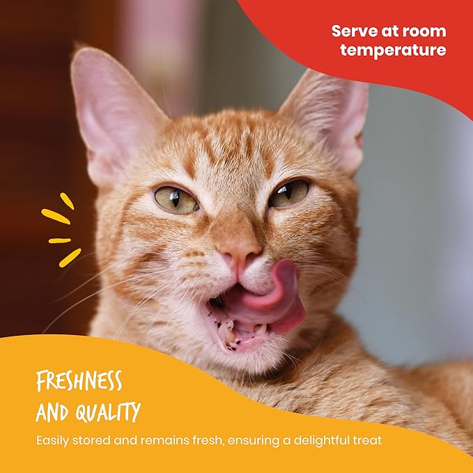 Beefeaters Cat Treats Lickable Puree 1.59oz (12-Pack) – Chicken, Grain-Free, Taurine-Enriched, Ideal for Training & Interactive Feeding-Mewly Pet