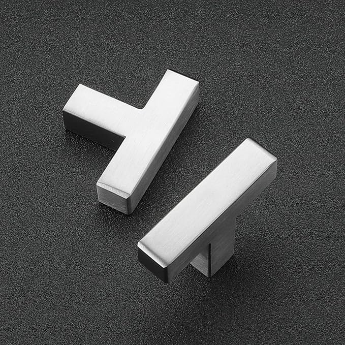 Ravinte 14 Pack 2 inch Length Square Cabinet Pulls Brushed Nickel Stainless Steel Kitchen Drawer Pulls Cabinet Handles Cupboard Handles