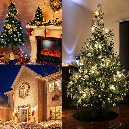 Christmas Lights, Battery Operated String Lights 18ft 50 LED Mini String Lights, Waterproof Lights with Remote Timer 8 Modes, Indoor Outdoor Garden Party Wedding Xmas Tree Decoration, Cool White