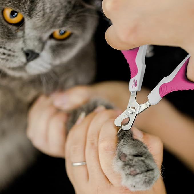 Mr. Pen- Cat Nail Clipper, Violet, Cat Nail Trimmer, Cat Nail Clippers, Cat Claw Clippers, Cat Clippers for Nails, Pet Nail Clippers, Kitten Nail Clipper, Small Dog Nail Clipper Cat Claw Trimmer-Mewly Pet