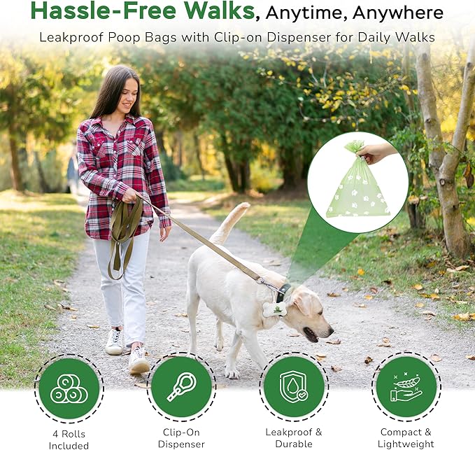 Puppy Essentials Kit Contains Dog Wipes for Paws and Butt, Nourishing Paw Balm, Teeth Cleaning Wipes & Poop Bags Set | Dog Camping Essentials and Travel Accessories-Mewly Pet