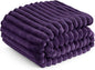 Bedsure GentleSoft Purple Fleece Blanket for Couch - Cozy Soft Blankets for Women, Cute Small Throws for Girls, 50x60 Inches