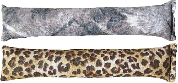 15" Catnip Cat Kicker Toys/Kitty Kick Sticks/Cat-Nip Kick Sticks (Leopard Print and Camo) (Kickers Filled with 1 oz Premium Canadian Catnip)-Mewly Pet