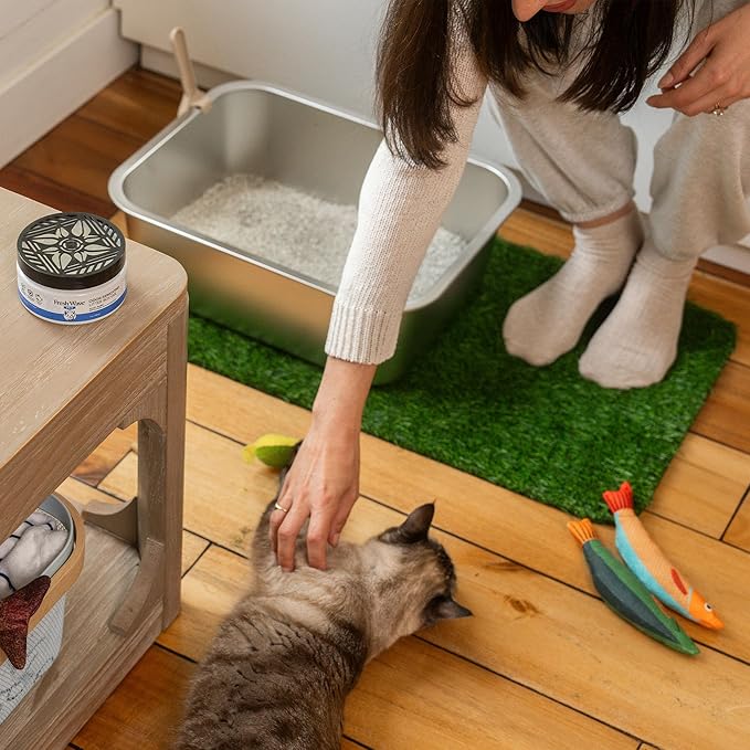 Fresh Wave Odor Removing Litter Box Gel, 7 oz. | Safer Pet Odor Eliminator for Home and Litter Box Area-Mewly Pet