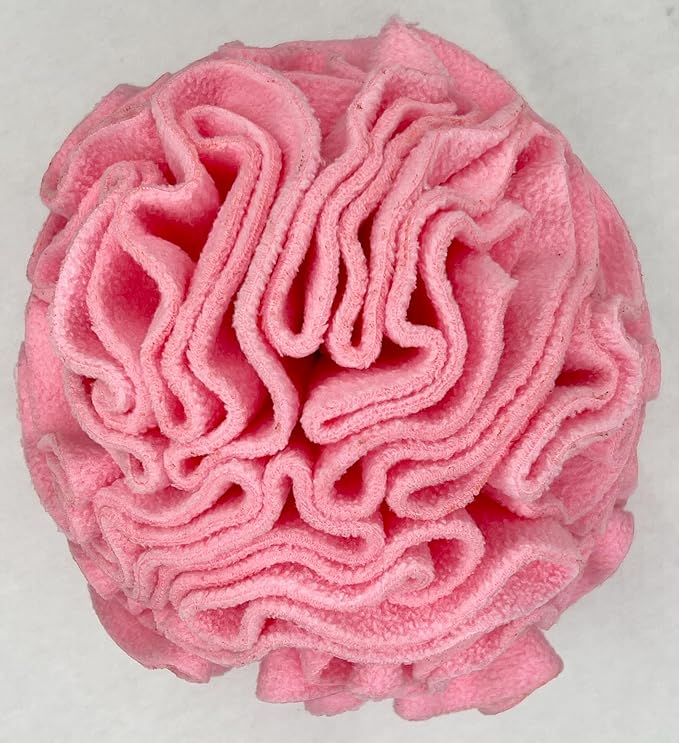 Medium Breed Snuffle Interactive Foraging Dog Puzzle Ball Toy Pink Large-Mewly Pet