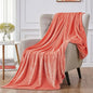 Walensee Fleece Blanket Plush Throw Fuzzy Lightweight (Twin Size 60x80 Coral) Super Soft Microfiber Flannel Blankets for Couch, Bed, Sofa Ultra Luxurious Warm and Cozy for All Seasons