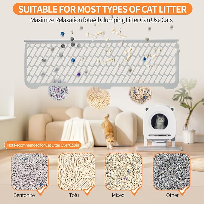 Self Cleaning Litter Box, 68 L Automatic Cat Litter Box for Multiple Cats, Robot with Dual Safety Protection, APP Control, Odor Removal Smart Litter Boxes, 2 Roll Trash Bags-Mewly Pet