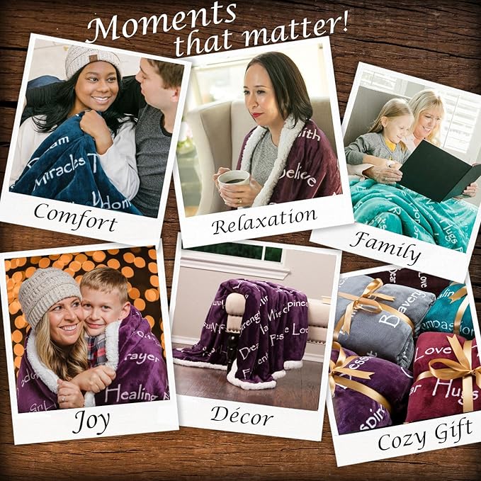 Chanasya Healing Warm Hugs Gift Throw Blanket - Sympathy Gift Breast Cancer Chemo Survivor Get Well Caring Gifts - Comfort Pink Gift Blanket for Love Support Women Grandma Friend - Rosetan
