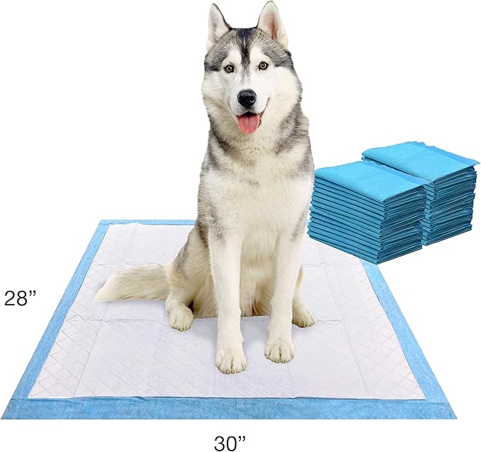 Four Paws Wee-Wee Odor Control with Febreze Freshness Pee Pads for Dogs & Puppies, Leak-Proof Dog Housebreaking Potty Training Floor Protection, Spring Fresh Scent, 28" x 30", 30 Count-Mewly Pet