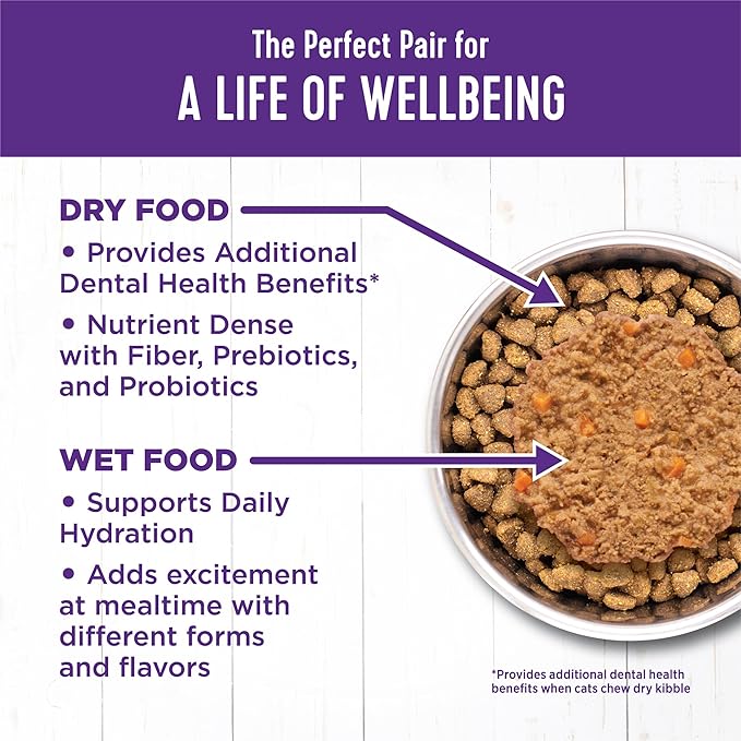 Wellness Complete Health Pate Kitten Wet Cat Food Canned Food, Natural, Protein-Rich, Grain Free, 3 Ounce Cans, 24 Pack, (Whitefish & Tuna)-Mewly Pet