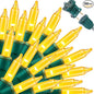 LAMPHOME Christmas String Light,100 Count Incandescent Mini String Light for Indoor & Outdoor Use (Yellow)