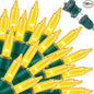 LAMPHOME Super-Bright Extendable Yellow Christmas Lights Decoration 150Lights 31.9ft UL Certified Mini Bulb String Light Set for Outdoor Christmas Tree Garden Holiday Party Patio Wedding Garland Decor