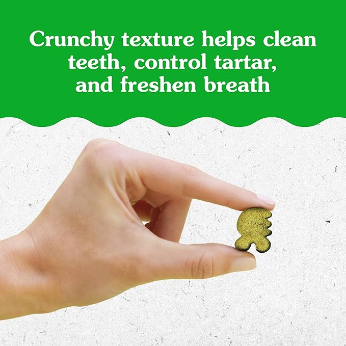 Greenies Feline Adult Dental Cat Treats, Catnip Flavor, 4.6 oz. Pack-Mewly Pet