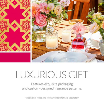 AGRARIA PetiteEssence Flower and Reed Diffuser Set, Hand Crafted Sola Flower Botanical Home Fragrance, Scented Oil Gift Set for All Occasions