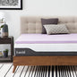 LUCID 2 Inch Lavender Infused Memory Foam Mattress Topper, Twin XL Size – Ventilated Design – Pressure Relieving Bed Topper - Mattress Pad – CertiPur Certified
