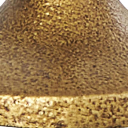 Deco 79 Metal Abstract Decorative Candle Holder Mushroom Inspired Candle Stand, Set of 2 Candlestick Holder 11", 14" H, Gold