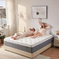 14 Inch King Size Mattress in a Box, Memory Foam Hybrid Mattress for Motion Isolation, Pocket Spring and Soft Foam, Pressure Relief, Medium Firm Support 80" x 76"