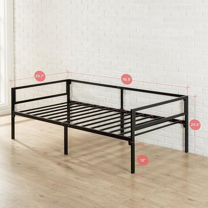 ZINUS Brandi Quick Lock Twin Day Bed frame with Steel Slat Support