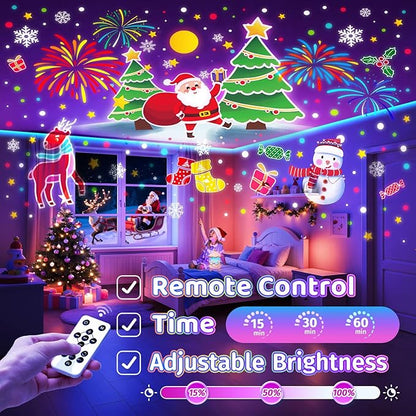 Christmas Gifts for Kids Toys,15 Films Star Lights for Ceiling Projector +15 Sleep Sounds Machine Baby Night Lamp,Remote Timer Cute Pink Nursery Lamp,Exquisite Gifts for Kids Baby Girl Toddler