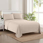 Twin Sheets - Breathable Luxury Sheets with Full Elastic & Secure Corner Straps Built In - 1800 Supreme Collection Extra Soft Deep Pocket Bedding Set, Sheet Set, EXTRA DEEP pocket - Twin, Beige