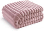 Bedsure GentleSoft Pink Fleece Blanket for Couch - Cozy Soft Blankets for Women, Cute Small Throws for Girls, 50x70 Inches