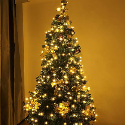 100-1000 LED Christmas Lights, Low Voltage Fairy String Lights with 8 Modes, Ideal for Xmax Tree, Garden, Home, Party, Halloween Festival Deco (Warm White, 1000 LEDs)