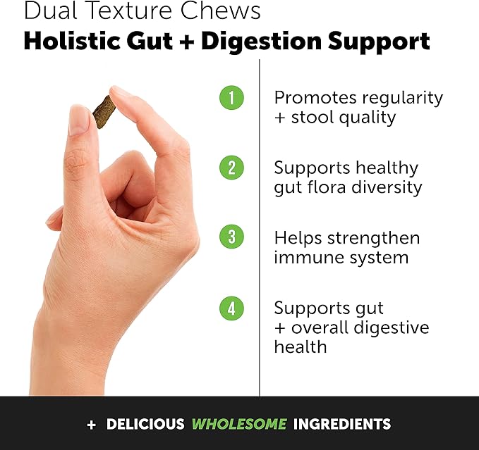 Cat Probiotics Gut + Immune Health Crunchy & Creamy Chews - Digestive Health, Supports Gut Health, Immunity, Healthy Digestion + Cat Constipation Relief - Chicken 30-Day Supply-Mewly Pet