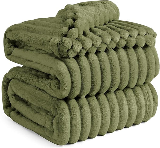 Bedsure GentleSoft Cypress Fleece King Blanket for Couch - Cozy Soft Blankets for Women, Cute Small Throws for Girls, 108x90 Inches