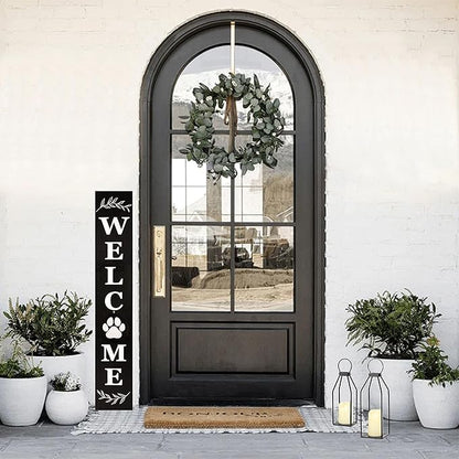 Perfnique Modern Farmhouse Lantern Decor, 15'' 13'' Set of 2 Black Metal Lantern, 2 LED 6hr Timer Flameless Candles ＆ Remote Timer, Lanterns Decorative for Outdoor, Home, Indoor, Patio, Christmas