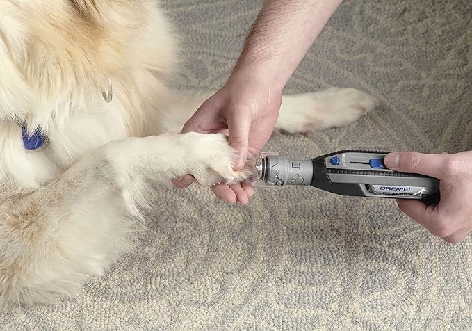 Dremel PawControl 7760-PGK Dog Nail Grinder and Trimmer - Cordless & Rechargeable Pet Grooming Tool Kit - Safe and Humane for Dogs, Cats, and Small Animals-Mewly Pet