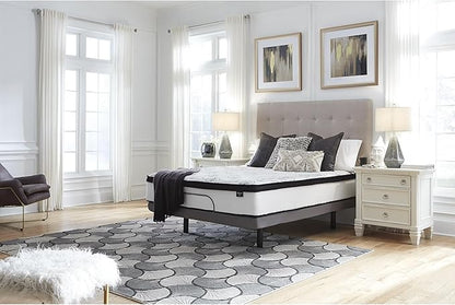 Ashley Chime Queen Mattress Hybrid 12 Inch Firm Memory Foam for Pressure Relief, Mattress In a Box with Cooling Gel, Fiberglass Free