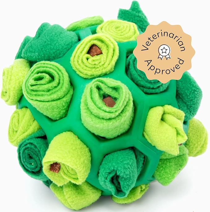 Reggie Forager Ball for Dogs | Mealtime Enrichment Toy | Reduces Boredom, Hyperactivity, Stress | Vet-Approved & Ideal for All Ages, Breeds, and Sizes-Mewly Pet