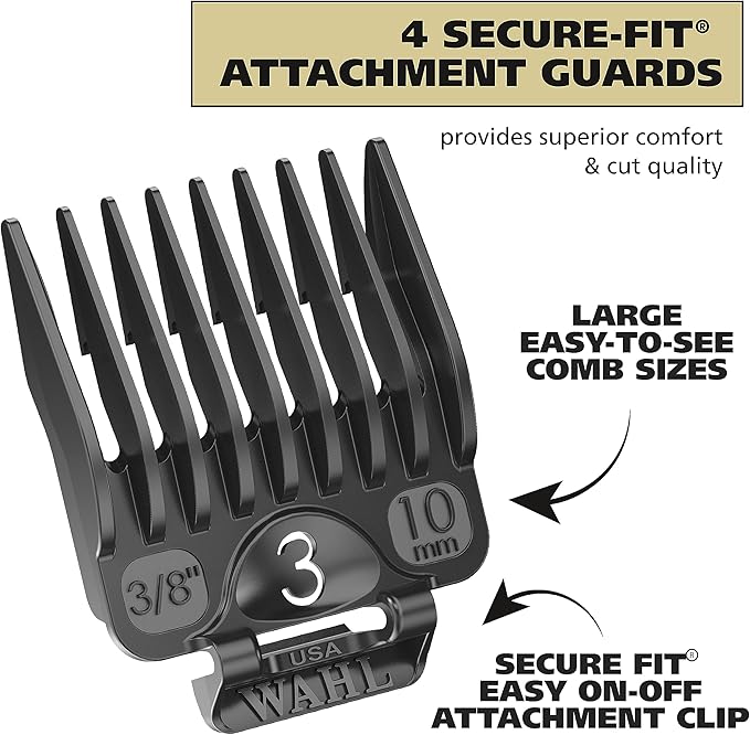 Wahl USA Quiet Pro Corded Dog Clippers for Grooming - Heavy Duty Compact Electric Dog Grooming Kit Hair Clippers for Dogs Cats Pets- Model 9181-Mewly Pet