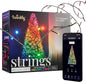 Twinkly Strings 600 LED RGB, LED Light String, Smart Multicolor LED Lights, Christmas Lights, Mappable LEDs, IP44, Green Wire, Packaging May Vary, 157.5ft