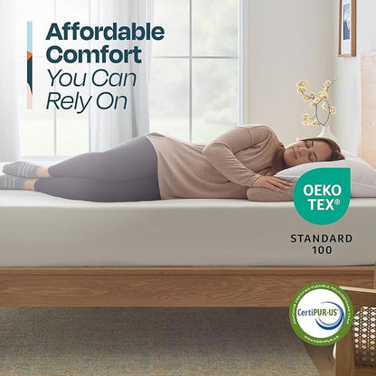 Linenspa 10 Inch Gel Infused Memory Foam Mattress – King Size – Medium Plush - Cooling Gel - Mattress in a Box - Primary or Guest Bedroom - Pressure Relieving and Breathable – CertiPUR-US Certified