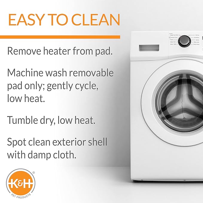 K&H Pet Products EZ Mount Thermo-Kitty Window Bed Extra-Deep Gray 27 X 10 X 11 Inches-Mewly Pet