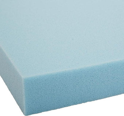 Amazon Basics King Mattress Topper, Cooling Gel-Infused, CertiPUR-US Certified, 2 Inches, Blue