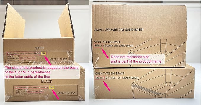 Sfozstra Open High-Sided Litter Box: Pink Medium Anti-Scatter Design - Self-Cleaning Sifting Tray - Low Tracking for Small Cats-Mewly Pet