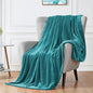 Walensee Fleece Blanket Plush Throw Fuzzy Lightweight (Throw Size 50x60 Teal) Super Soft Microfiber Flannel Blankets for Couch, Bed, Sofa Ultra Luxurious Warm and Cozy for All Seasons