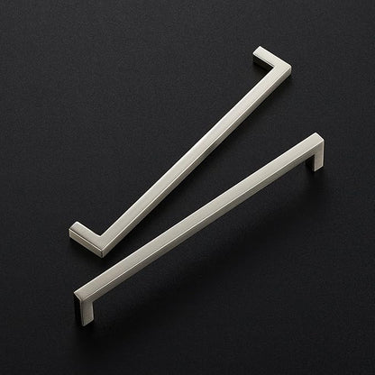 Ravinte 10 Pack Solid 7-1/2 Inch Center to Center Slim Square Bar Dresser Drawer Handles Kitchen Cabinet Handles Brushed Nickel Drawer Pulls Kitchen Cabinet Hardware Pulls