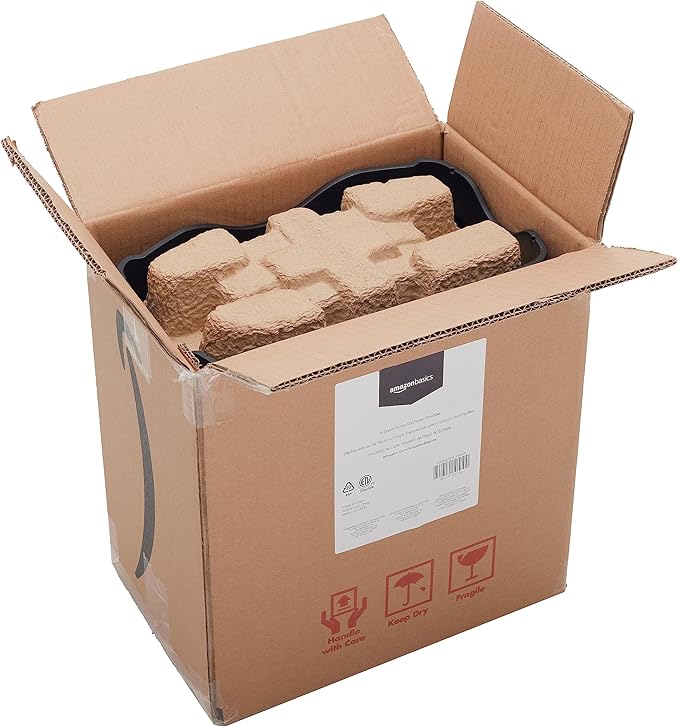 Amazon Basics 6 Sheet Cross Cut Paper and Credit Card Home Office Shredder with 3.8 Gallon Bin, Black-Mewly Pet