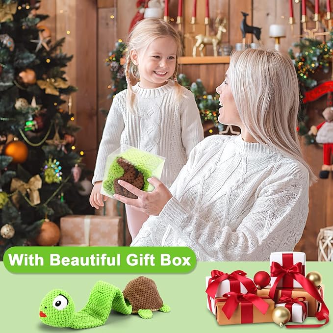 Dog Squeak Toys Dogs Enrichment Treat Dispensing Puzzle Toys Interactive Dog Toys for Large Medium Small Dogs-Mewly Pet