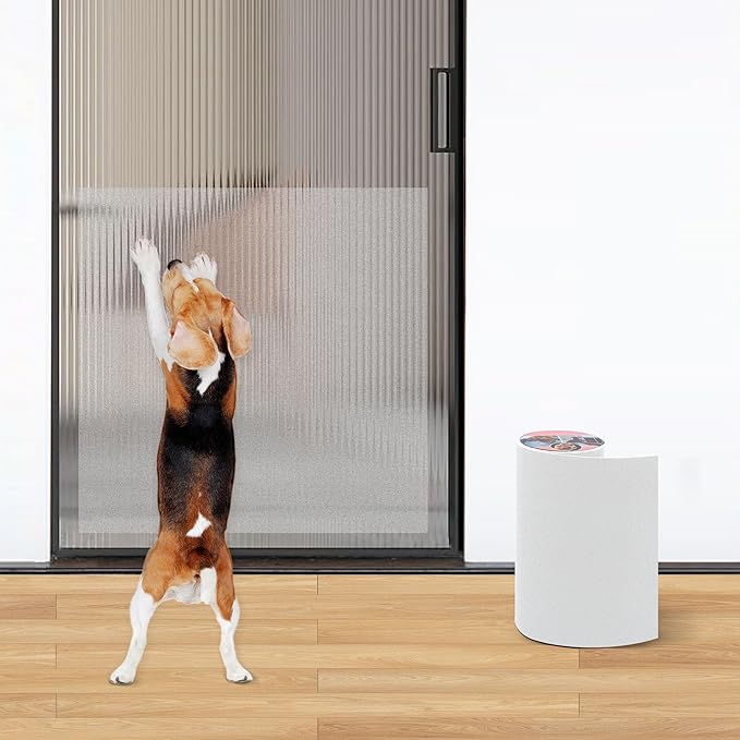 Pet Nail Self Adhesive Replacement Emery Paper Suitable for Glass Doors Fits Most Dog Scratch Pad Cat Litter Box DIY on The Places Where Pets Like to Scratch Alternatives to Cat and Dog Nail Clippers-Mewly Pet