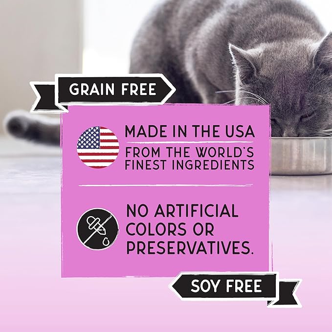 Blackwood Bounty Dry Cat Food, Red Meat Recipe for All Life Stages, 4.5 Pound Bag, High Protein, Grain Free-Mewly Pet