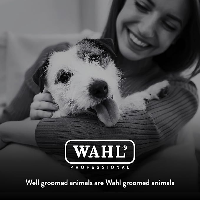 WAHL Professional Animal Bravura Lithium Ion Clipper - Pet, Dog, Cat, and Horse Corded/Cordless Clipper Kit, Turquoise (41870-0438)-Mewly Pet
