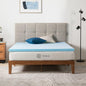 ZINUS 2 Inch Green Tea Memory Mattress Topper Cooling Gel Foam, CertiPUR-US Certified, Full, Blue